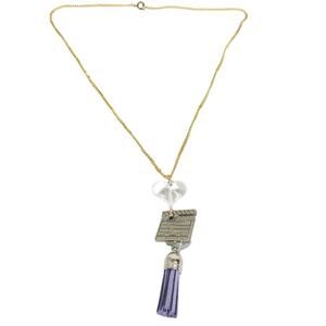 14k Gold Plated Clapperboard Motif Necklace